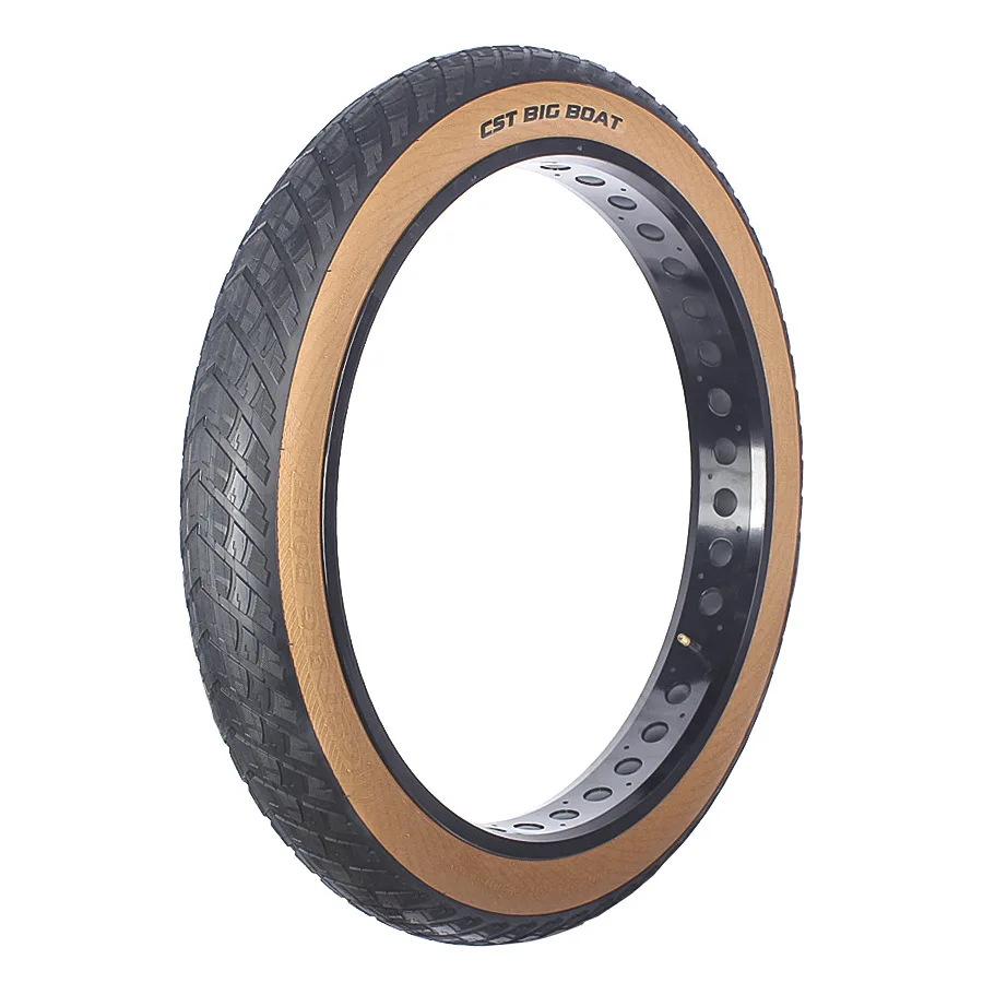 CST BIG BOAT 26*4.0 MTB Bike Tire CTC-06 26X4.8 C1963 Brown Edge 60TPI Cycling Parts 26er Fat Snow Bike Beach Bicycle Tire