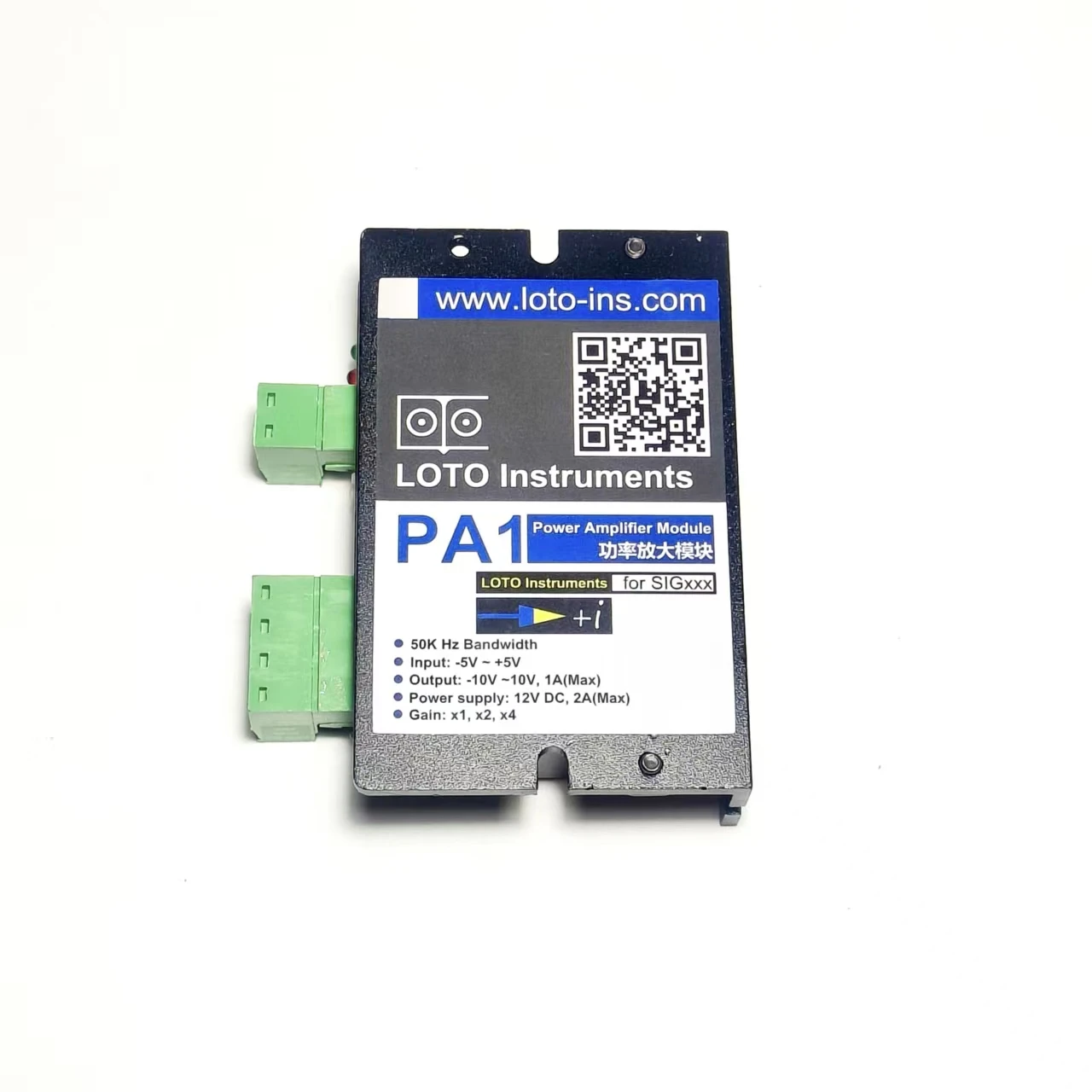เครื่องขยายสัญญาณ LOTO รุ่น PA1 1 ช่อง 50KHz ±10V 1A แอมพลิฟายเออร์ที่ง่ายและเรียบง่าย กําลังขับสูงสุด 10W