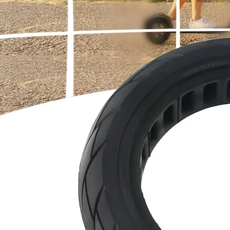 /10x2.125 /10 /Inch Tyre Black Rubber Puncture Proof Tire For For Segway For Ninebot F20 F25 F30 For F40 Electric Scooter Parts