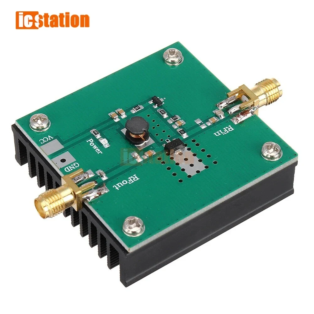380-450MHz 433MHz 5W RF เครื่องขยายเสียงอินพุต 0.1W สามารถเอาต์พุต 5.0W @ 7.2V โมดูล RF