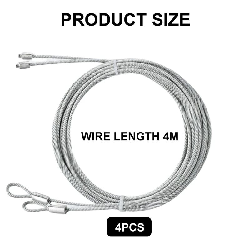 Heavy Duty Garage Door Replacement Cables Multipurpose Garage Door Torsions Cable image 6