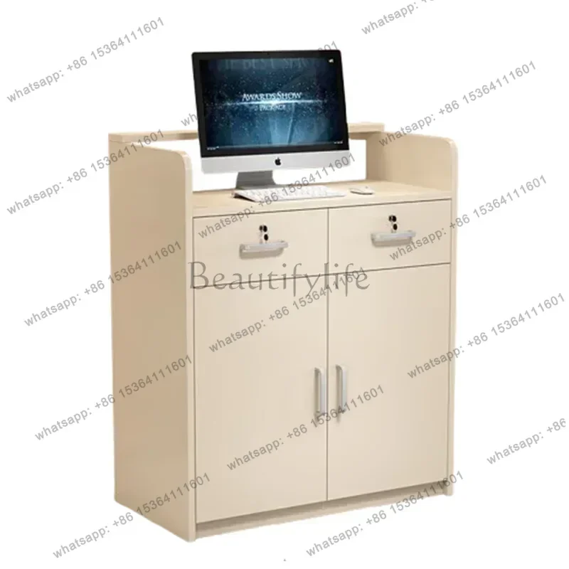 Best Sellers Mini-mart Simple Reception Desk Modern Outfit Shop Beauty Salon Church Pulpit Business Commercial Furniture Приемна