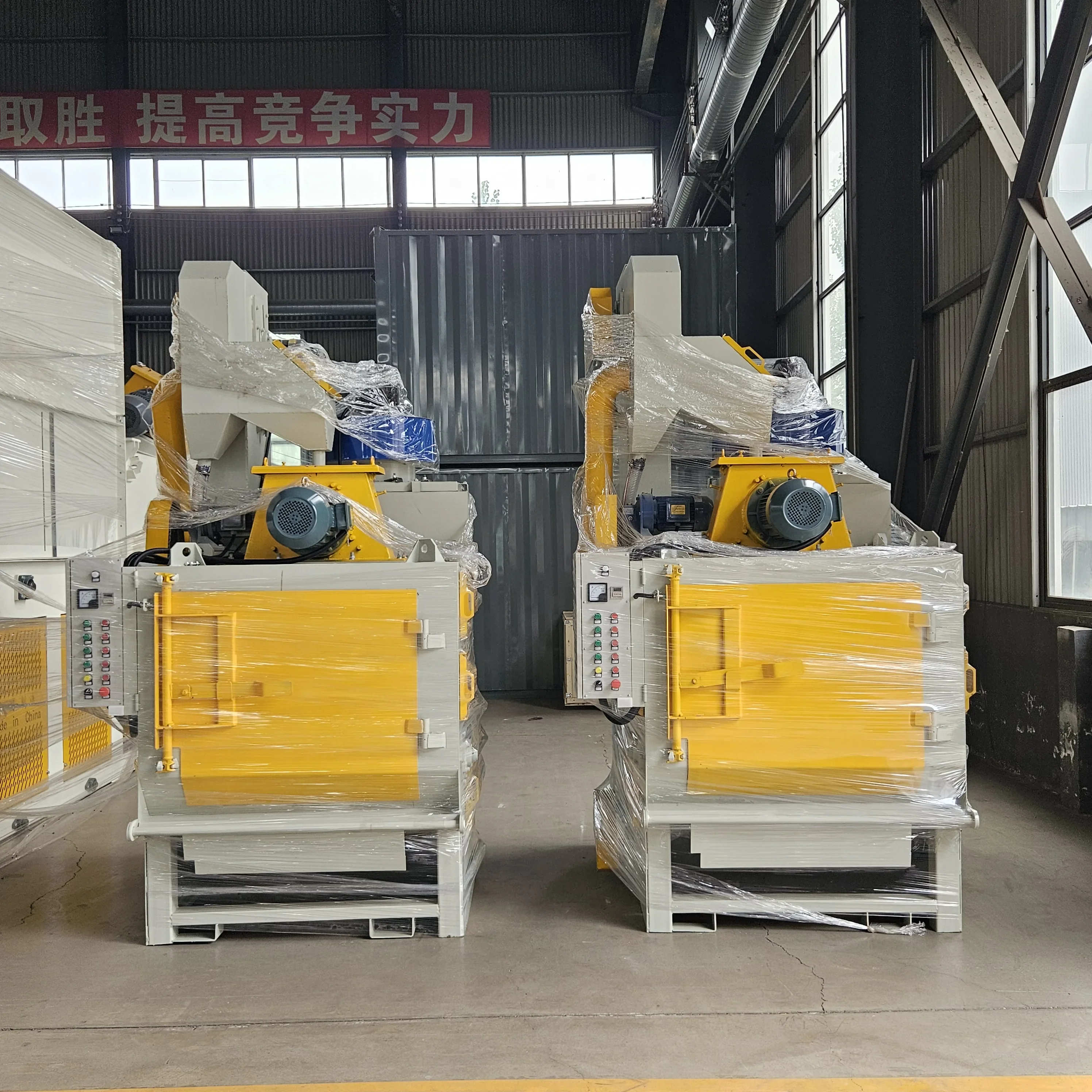 Q32 Type Automatic Abrators Shot Blasting Machine Tumble Belt for Forging Auto Parts with Engine Motor Gearbox Core Components