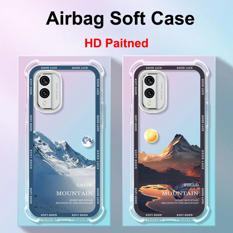 For Nokia X 30 Phone Case For Nokia TA-1450 Transparent All-inclusive TPU Anti-fall Silicone Soft Cover For Nokia X30 NokiaX30