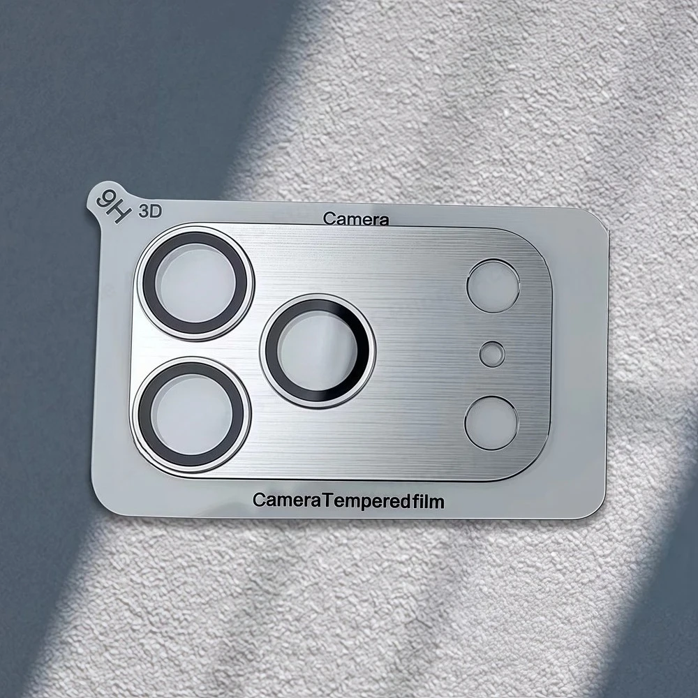 آيفون 17 برو ماكس 17 برو أبل اللون الأصلي الكاميرا الخلفية سبيكة عدسة حلقة غطاء عدسة فيلم غطاء كامل حامي الكاميرا المعدنية