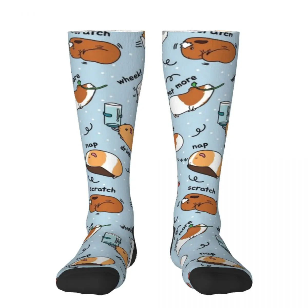 

Guinea Pig Daily To-Do List - Blue Background Socks winter gifts new in's Sports Socks For Man Women's