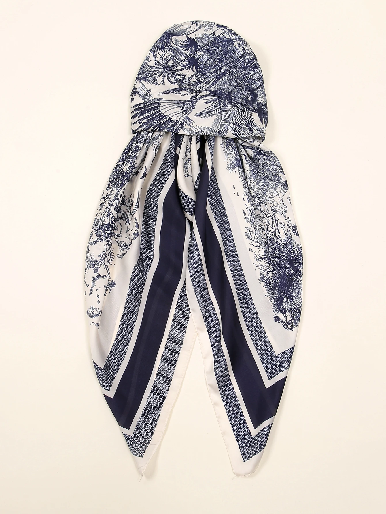 جديد رئيس الشعر وشاح للمرأة الحرير الحرير الحجاب يلتف مربع الدراجات باندانا فولارد لينة منديل الحجاب عقال إسلامي #5