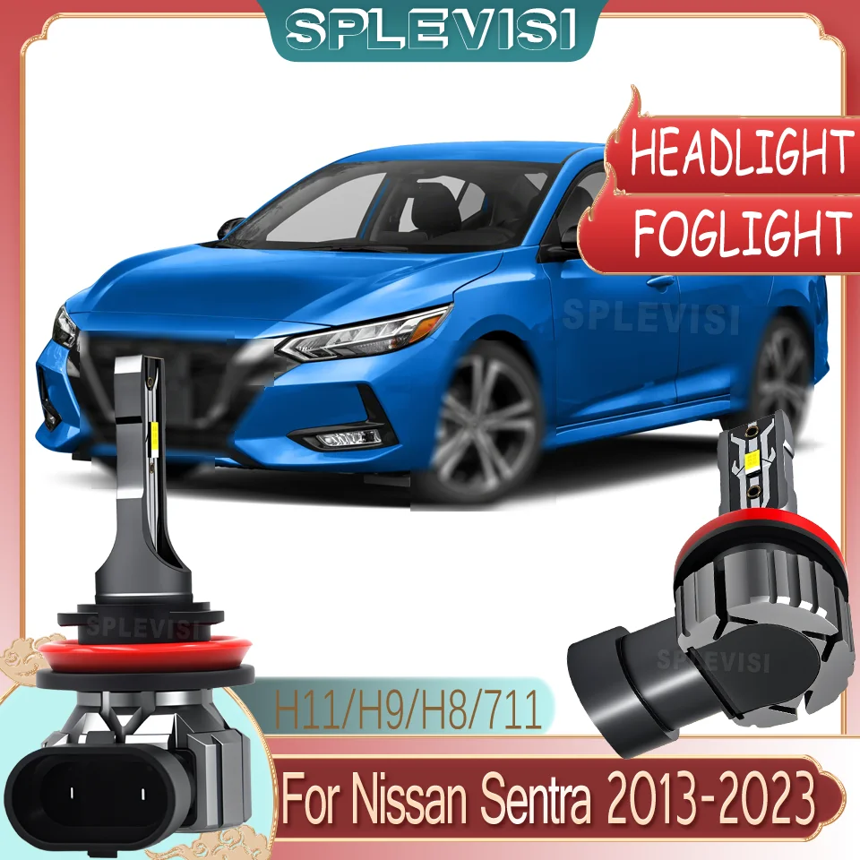 

LED Stable Lighting durable Headlight Bulbs High/Low/Fog Light For Nissan Sentra 2013 2014 2015 2016 2017 2018 2019 2020-2023