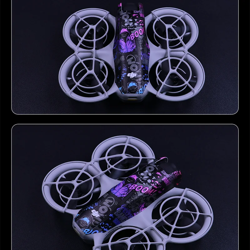 لسيارة دي جي نيو بدون طيار ملصق جسم مضاد للخدش غشاء واقي من كلوريد البولي فينيل مقاوم للماء جلد ملون شارات زخرفية طقم ملحقات للتجديد