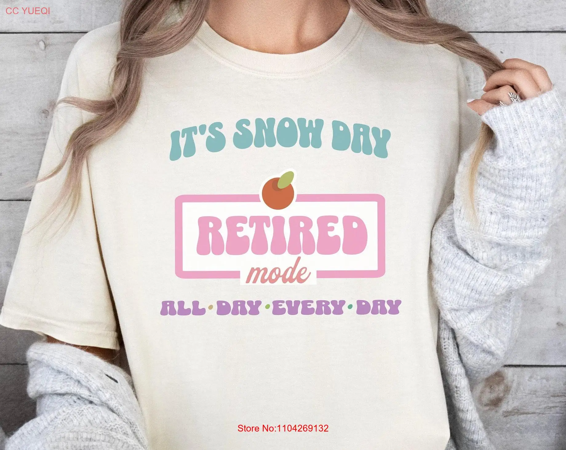 It's Snow Day All Every Teacher RetiremenT T Shirt For Appreciation long or short sleeves