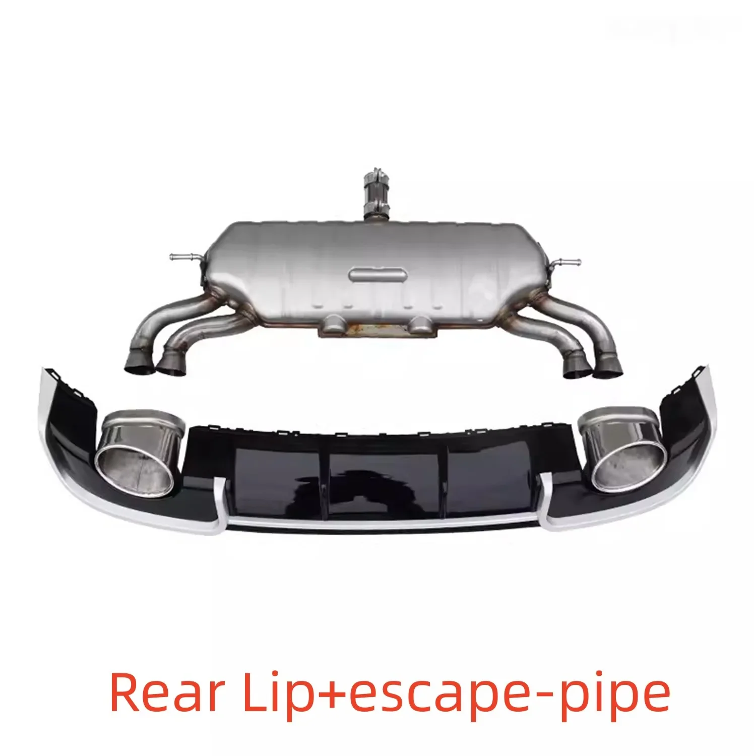 

Car Body kit Rear Bumper surround for Audi A3 14-22 modified rs3 Rear lip Tailpipe