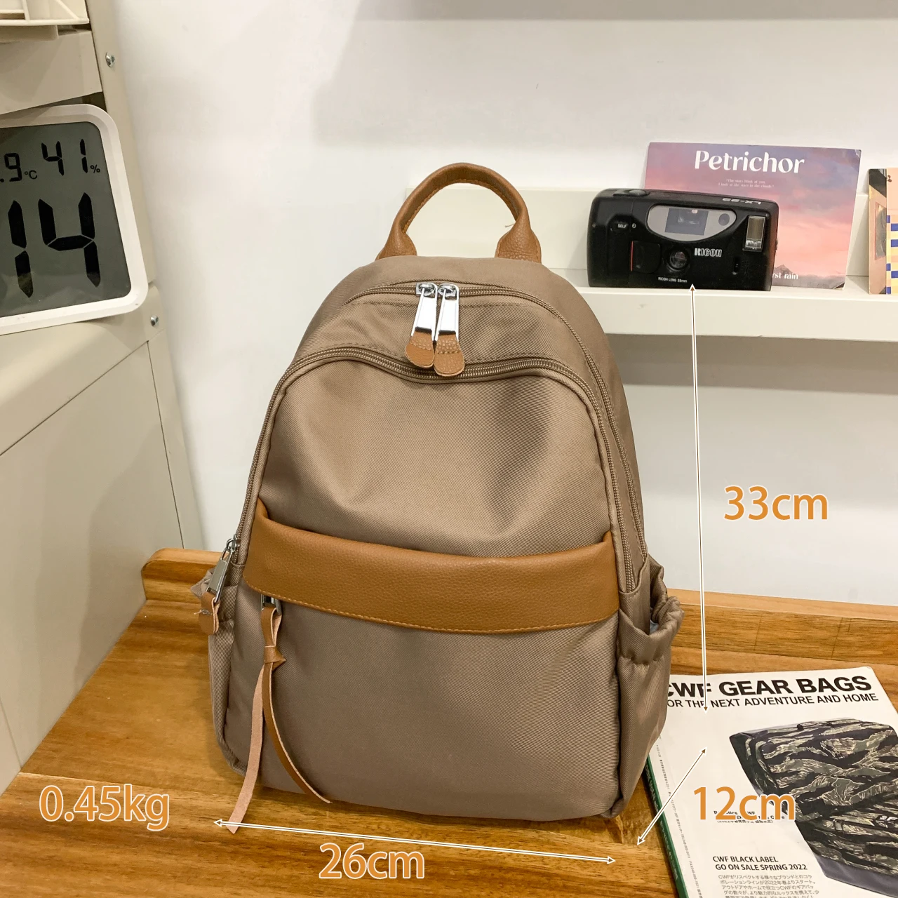 Waterproof Causal Womeb Backpack Foldable Ladies Backpacks Portability Oxford Cloth Girls Travel Bags