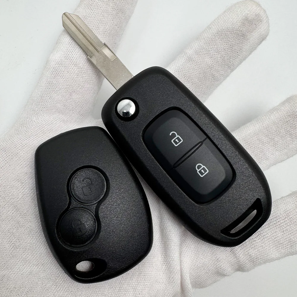 SUPERKEY PCF7946A PCF7947A 433MHZ Modified Remote Fob Flip Car Key For Renault Clio Wind Modus Kangoo Master Trafic Twingo