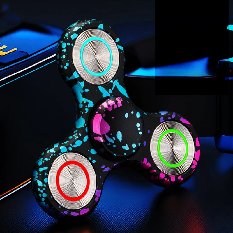 ที่ดีที่สุด Spinner EDC Alloy Fidget Spinner Spinning Top Tip Gyro โลหะบรรเทาความเครียดลดของเล่น Antistresse บรรเทาความวิตกกังวล