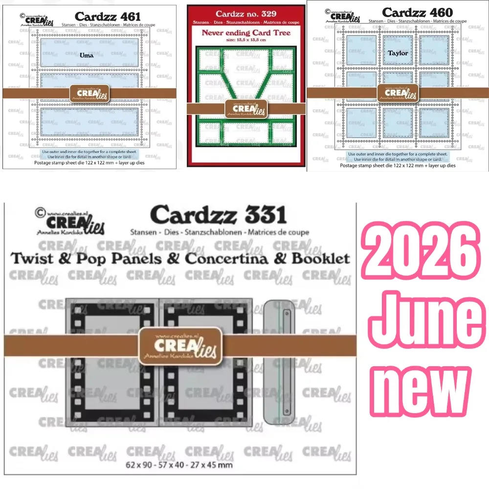 

Rectangle and Love 2026 NEW Cutting Dies Scrapbook Diary Decoration Stencil Embossing Template DIY Greeting Card Handmade