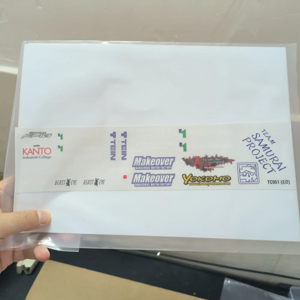 Yokomo Drift Stickers Decals fit for On Road Body RC Car 1/10 scale