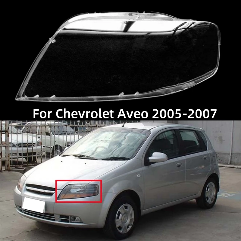

For Chevrolet Aveo 2005 2006 2007 Accessories Transparent PC Material Headlights Lights Glass Shell