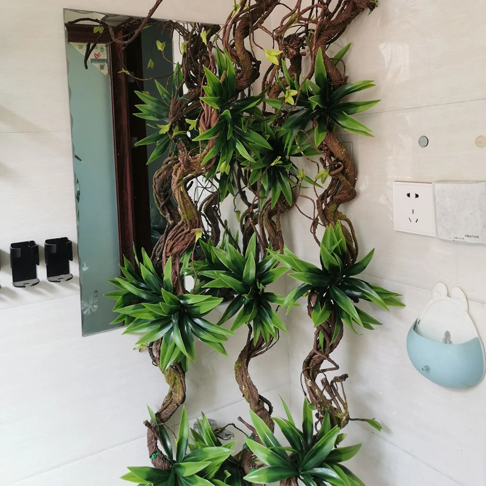 1.75 Meter Artificial Vine Green Leaf Simulation Rose Rattan Plant Branch Decoration Office DIY Rattan