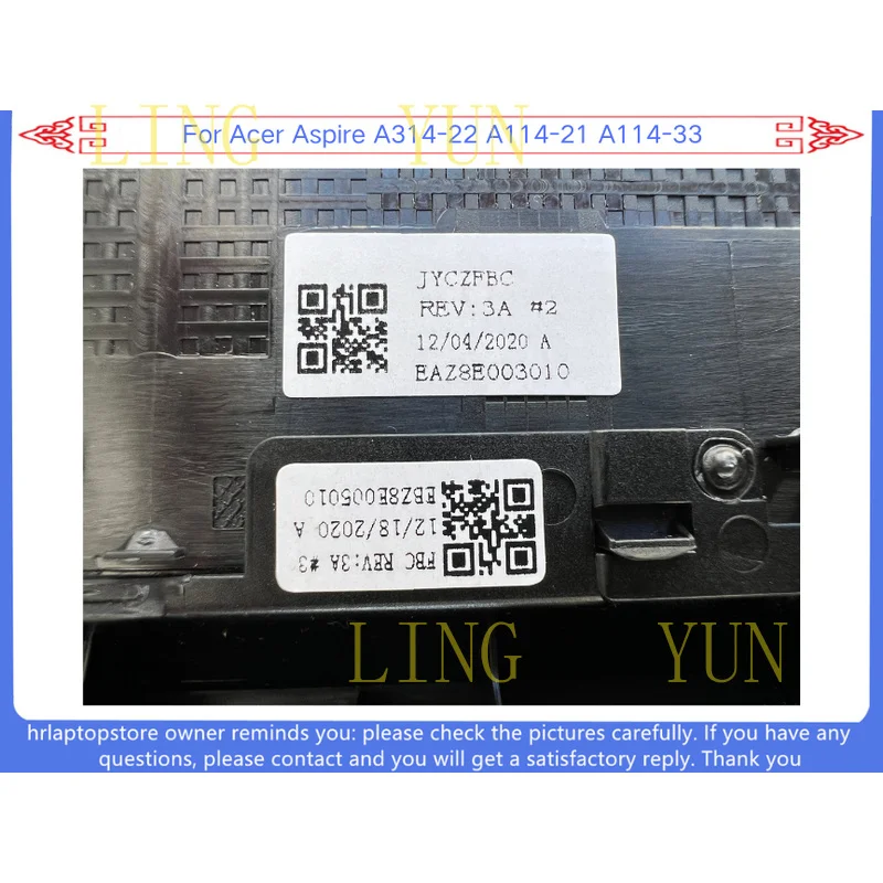 Z   New For Acer Aspire A314-22 A114-21 A114-33 LCD Front Bezel EAZ8E003010 Black