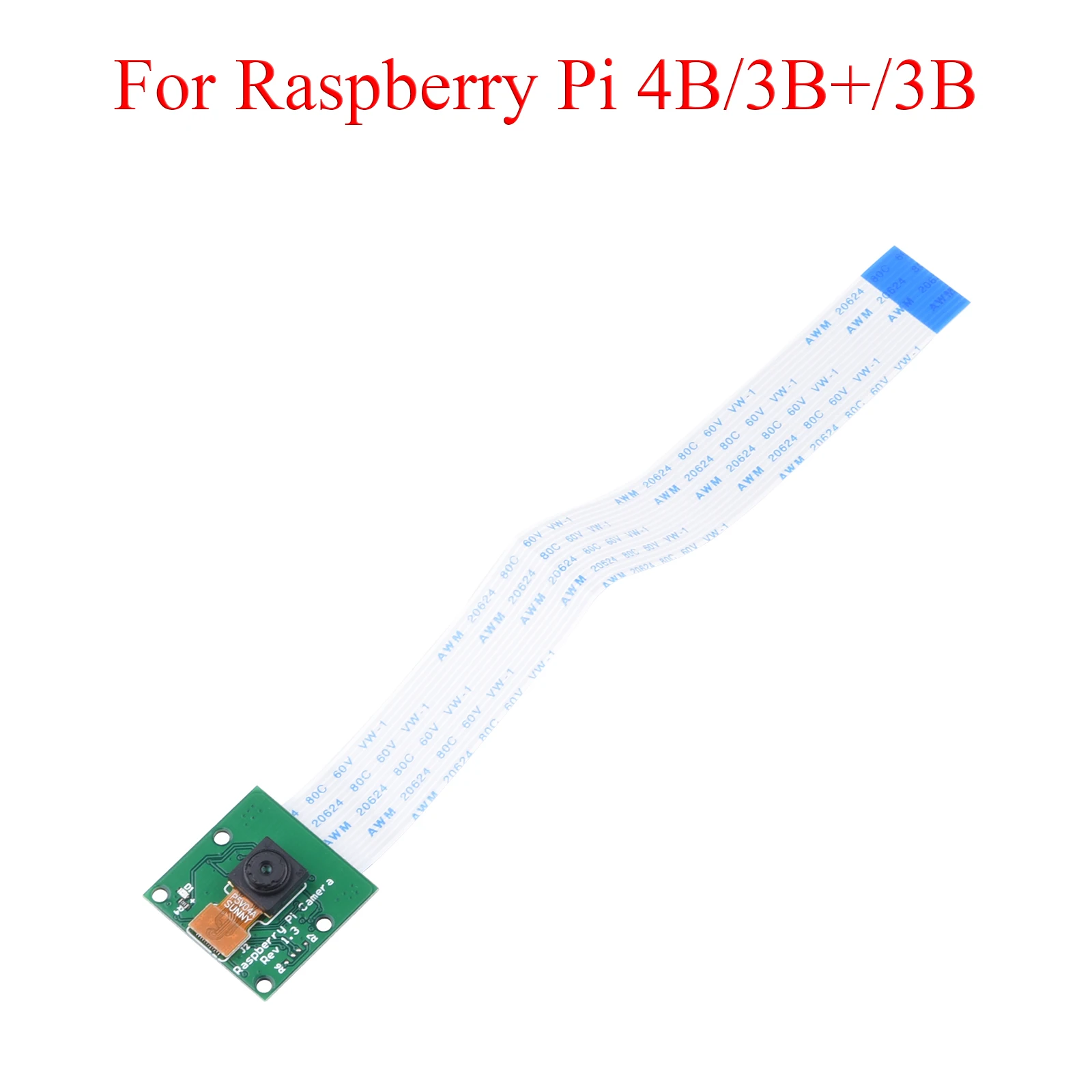 

Модуль камеры Raspberry Pi 4B/3B+/3B 5MP CSI Веб-камера 1080p/720p
