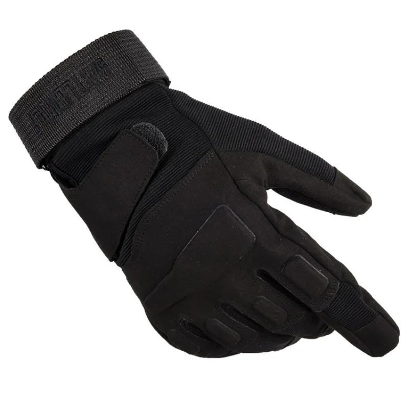 Winter Mens Lightweight Summer Breathable  Gloves Ice Silk Riding Non-slip Wearable Full Finger and Half Finger Gloves