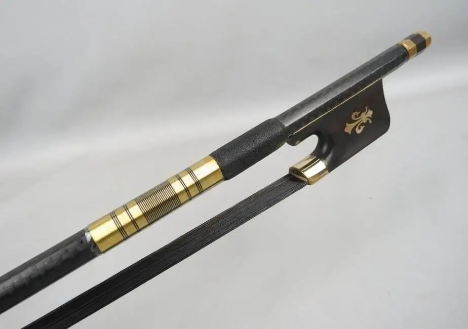 best powerful plaid black Carbon fiber black Horsehair viola bow