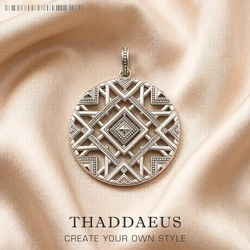 Pendant Africa Ornaments,925 Sterling Silver Glam Jewelry Europe Style Bijoux Necklace Accessories Gift For Soul Woman Men