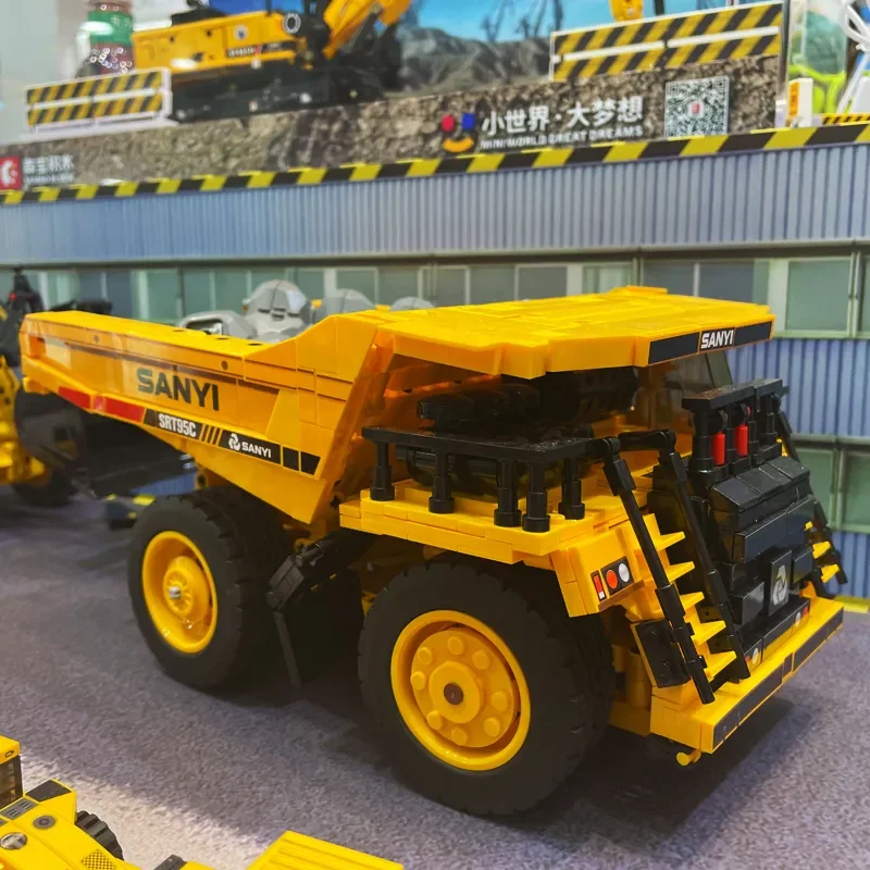 

HighTech City Engineering Mining Dump Truck Model Building Blocks Technical Construction Vehicle Car Bricks Toys For Kid MOC