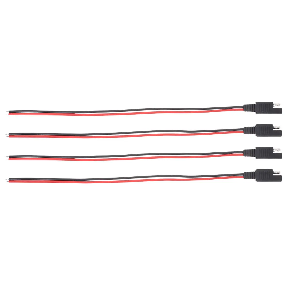 

4 шт., быстрый разъем Sae, изолированная трубка, сверхмощный автомобильный удлинительный кабель, разъем солнечной панели для автомобильного автофургона