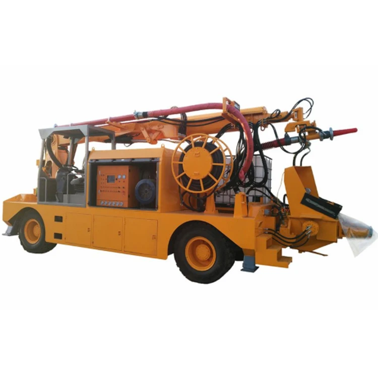 YG  10 cubic wet sprayer hydraulic concrete truck mounted spray pump for jetting concrete cement mortar concrete pump truck