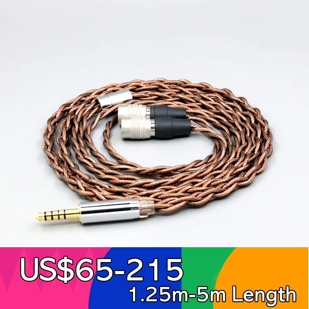 

99% 24k Gold 7n Pure Silver Graphene Shield Earphone Cable For Mr Speakers Alpha Dog Ether C Flow Mad Dog AEON LN008545