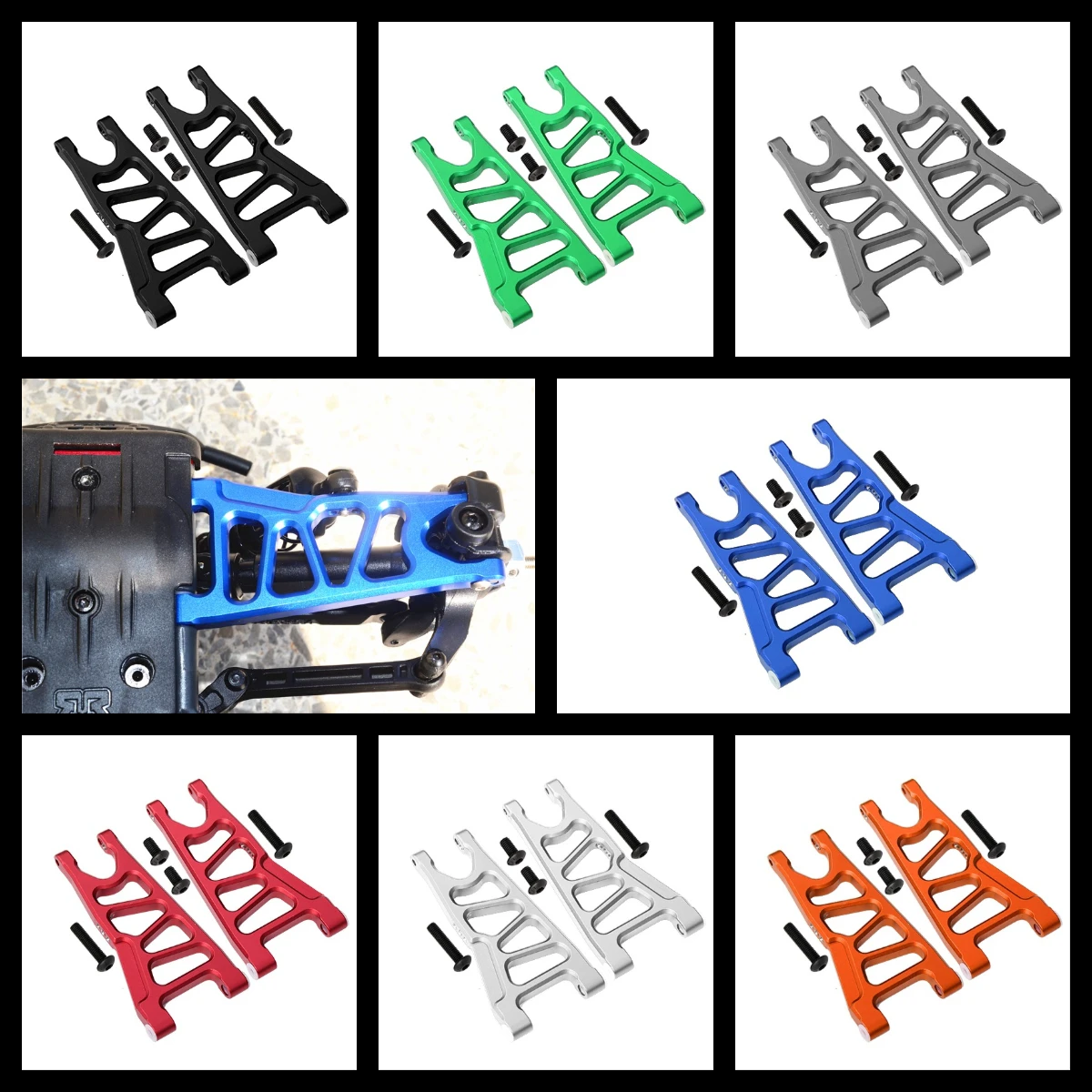 

GPM Aluminum Front Lower Arms For ARRMA 1/10 Granite 4X4 Mega Senton 3S BLX