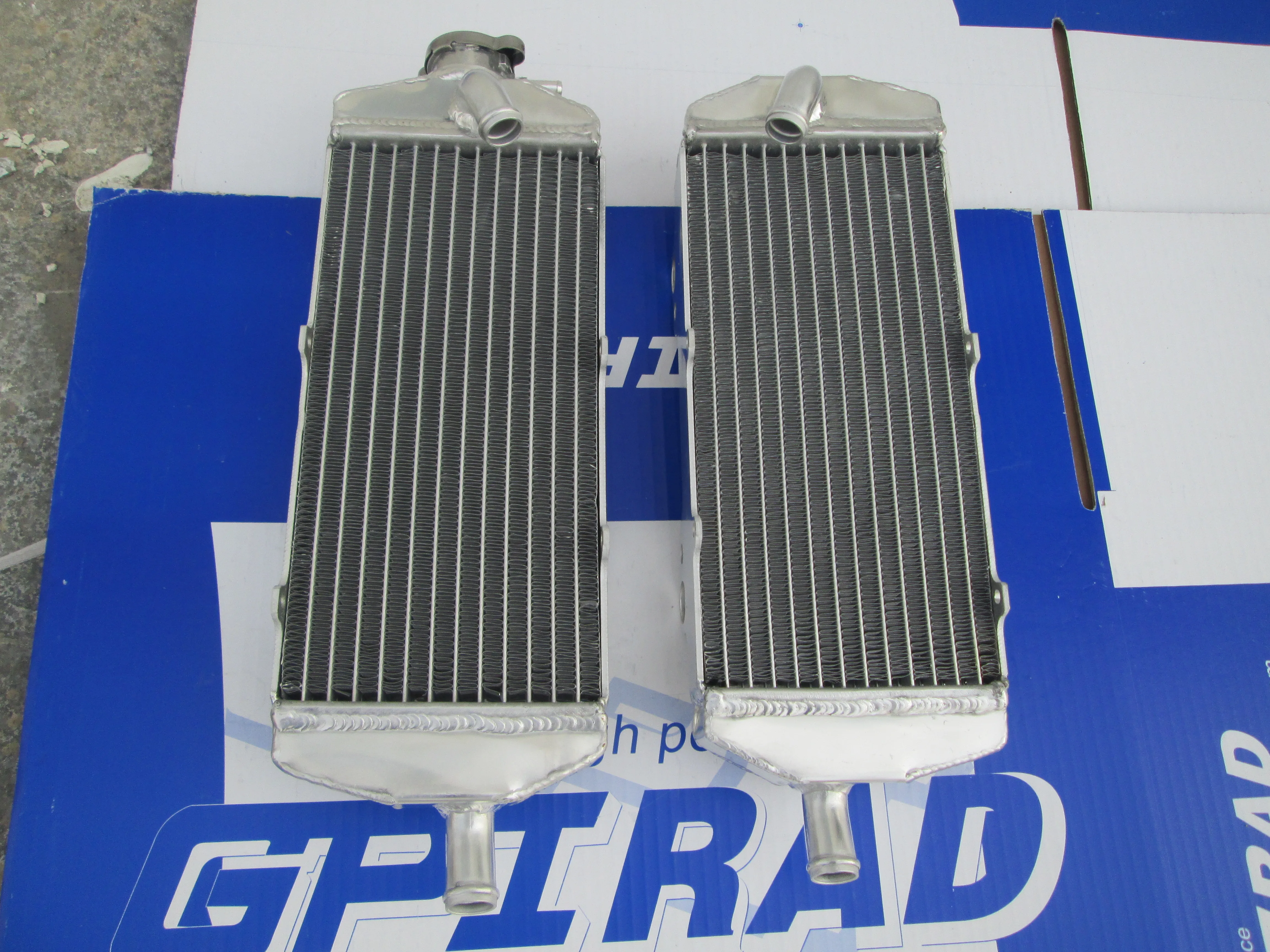 New Both sides For 2003-2006 KTM 560 525 450 SMR Aluminum Radiator Cooler Cooling Coolant 2003 2004 2005 2006