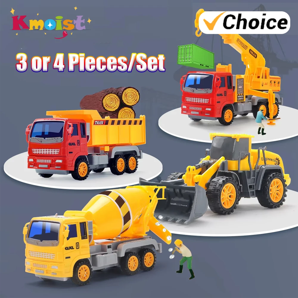 

Inertia Toy Model Car Classic Simulation Large Engineering Cars Excavator Bulldozer Dump Tractor Truck Vehicle Toys for Boys