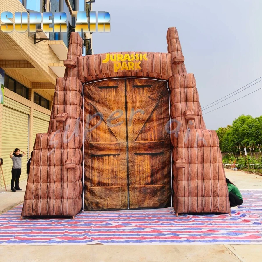 

Giant inflatable stone gate archway commercial grade entrance decoration for events
