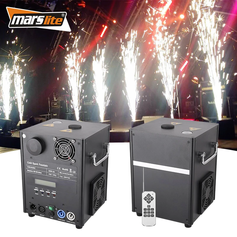 

650w Cold Spark Machine Wedding Dj Party Stage Cold Sparkler Machine Remote Dmx Contaol Cold Fountain Spark Machine