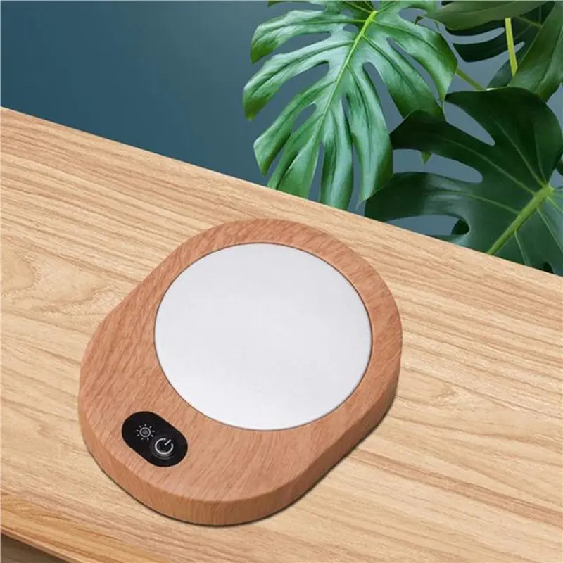 ABRE-2X Auto Stirring Mug USB Charging Powerful Self Mixing Coffee Mug For Coffee Tea Milk Style: USB Heated Coaster