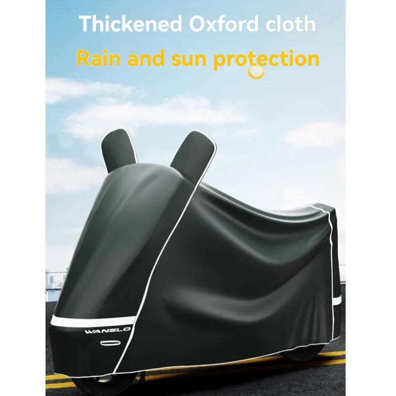 

(AD10) Oxford Fabric Electric Vehicle Cover - Reflective, Waterproof, Dustproof, UV Protection