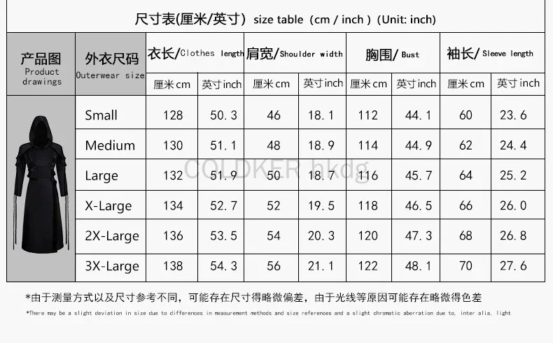 Halloween gótico preto com capuz robe vestido feminino masculino punk estilo escuro manga longa maxi vestido com alças cosplay festa outfit