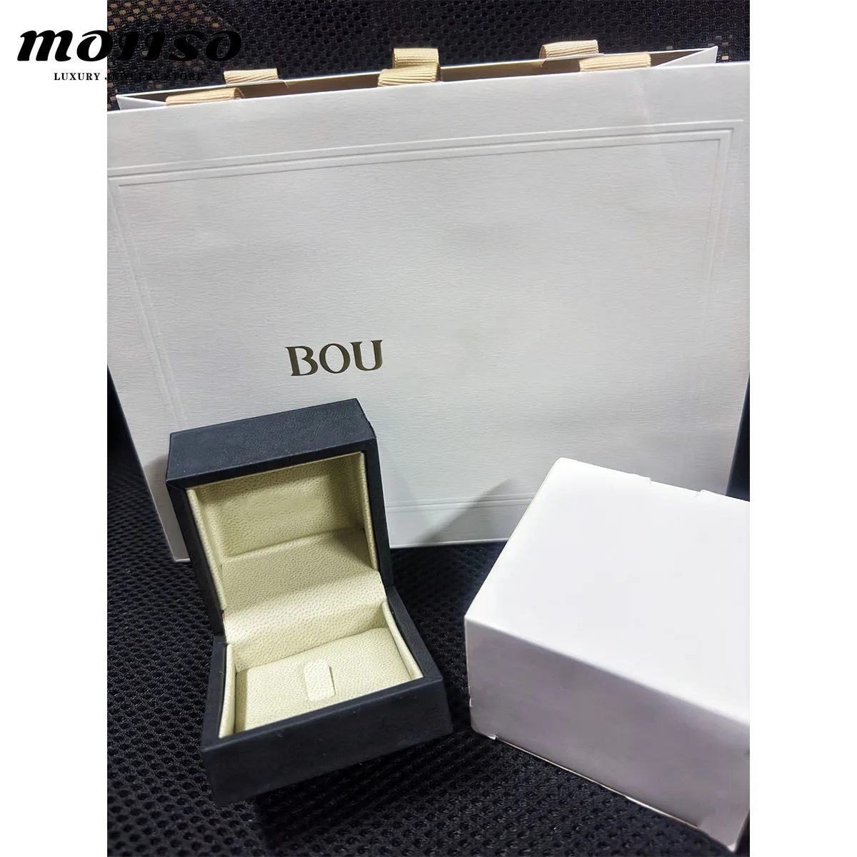 

High Quality 2025 New Gift Box Ring Earrings Bracelet Necklace Beautiful Packaging Box Jewelry Box Tote Bag