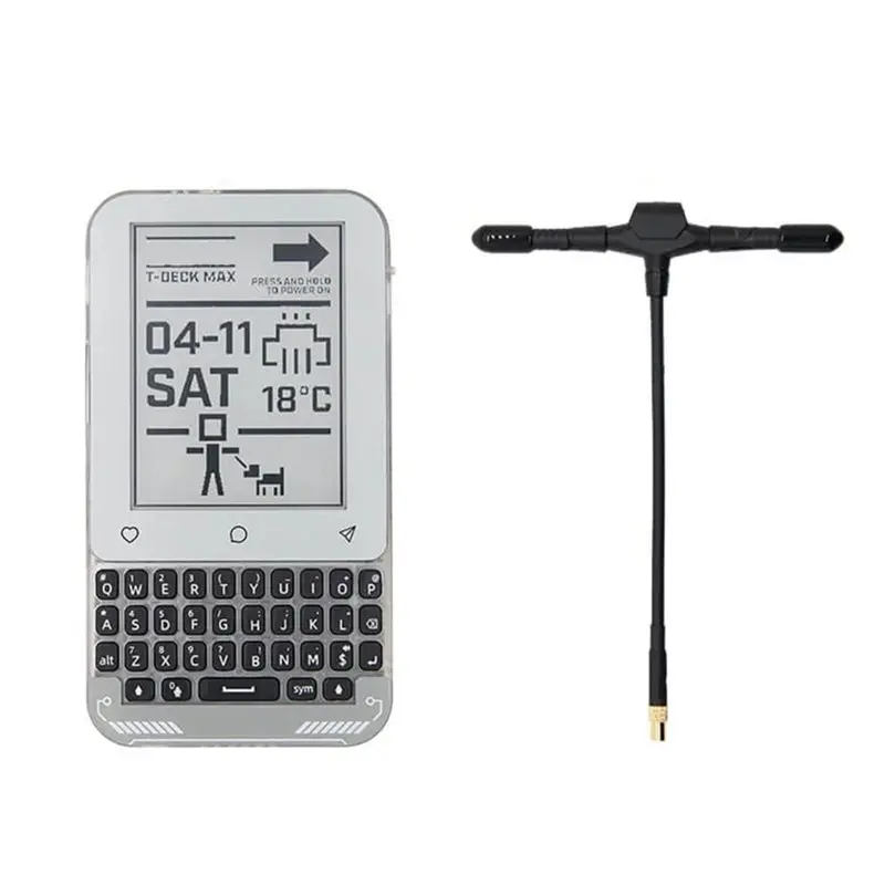 【CYBER MONDAY】SX1262 Lora Transceiver 2.4Ghz Wifi& Bluetooth 5(LE) AI Learning 915Mhz T-Deck Max 3.1-Inch Touch E-Paper With Ant