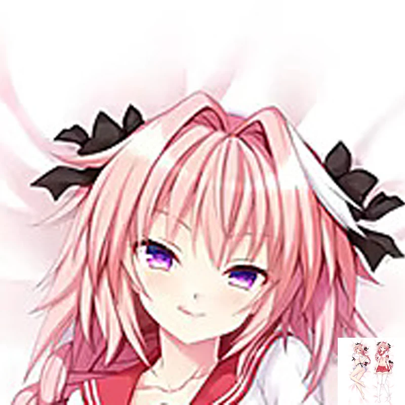 

Dakimakura Anime Astolfo Double-sided Print Life-size Body Game Pillow Cover Bedding Gifts