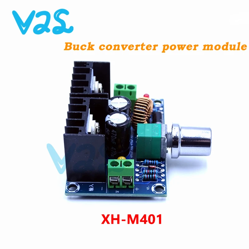 XH-M401 DC-DC Step Down Buck Converter Power Supply Module XL4016E1 PWM Adjustable 4-40V To 1.25-36V Step Down Board 8A 200W