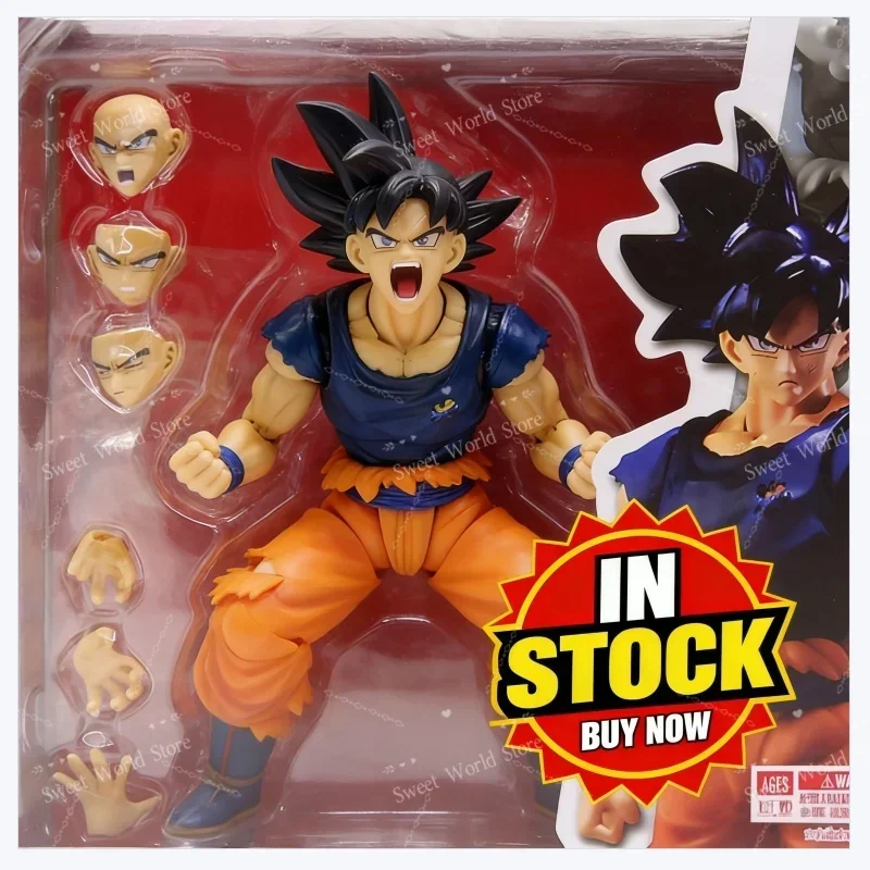 

IN STOCK Dragon Ball Super Son Goku Ultra Instinct Sign Action Figure Movable Joint Anime Collection Model Toy Birthday Gift