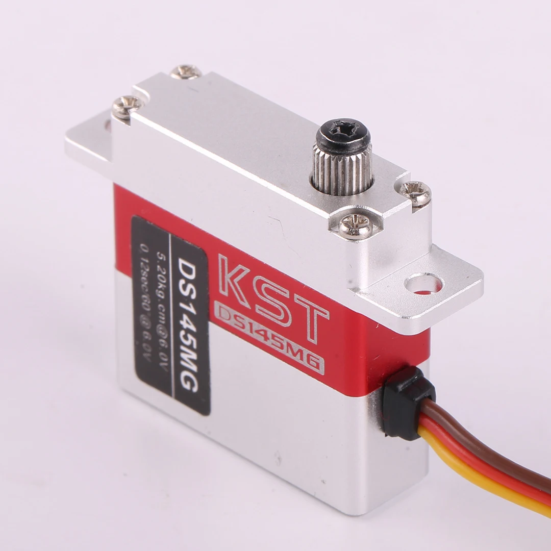 KST DS145MG高精度メタルギアデジタルサーボ 6V 5kg 0.12秒 RCカー ロボットアーム ボート ヘリコプター ウイング グライダー UAV用