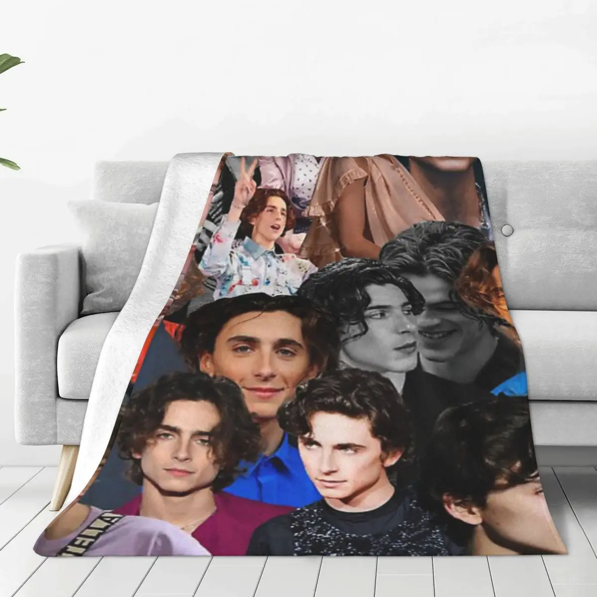 

Timothee Chalamet Collage blankets Warm Flange blankets Soft and comfortable blanket picnic blanket birthday gift