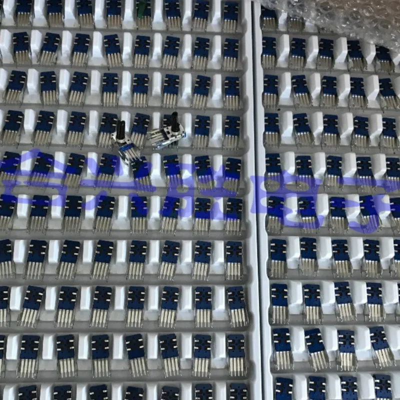 2PCS RK11 Type Potentiometer Single B100K Old Audio Recorder Radio Volume Potentiometer RK11K1110A1TA Shaft Length 18MM