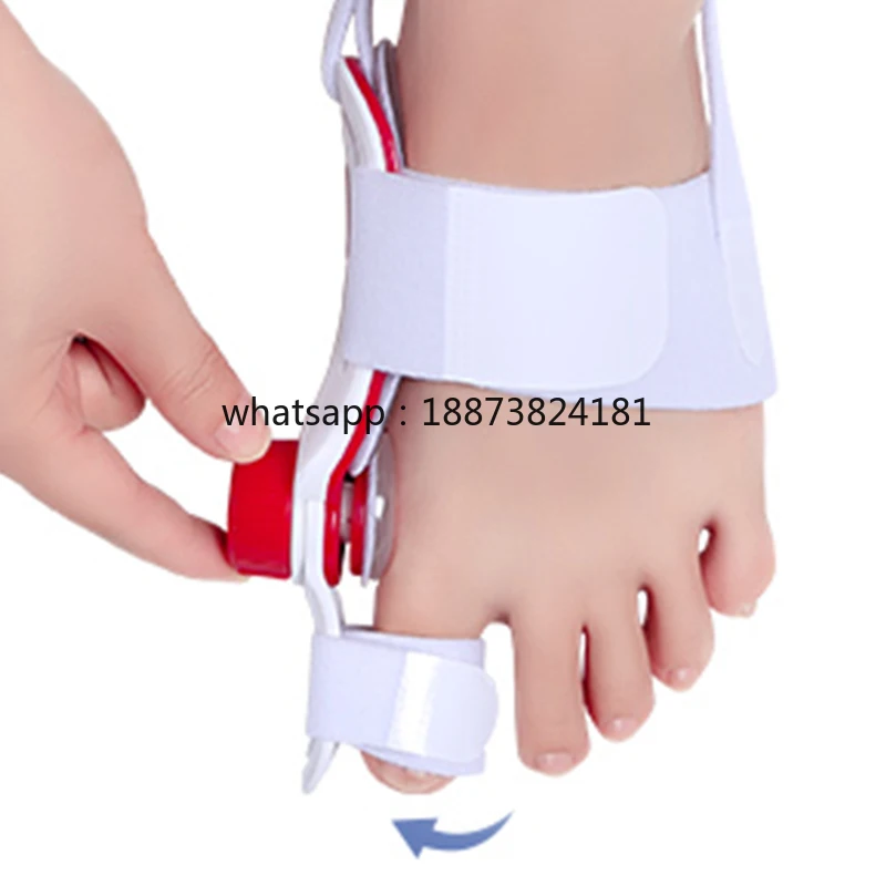 Hallux Valgus Toe Corrector with Knob Adjustment and Anti Slip Straps for Bunion Treatment fast shipping
