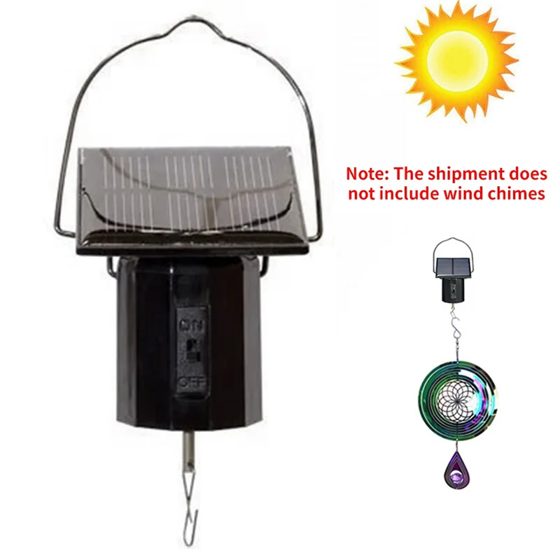 Wind Spinner Rotating Motor Solar Energy Electric Battery Powered Garden Decor Drives Wind Machine Windmill Motor