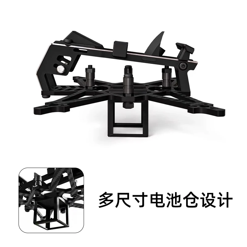 HGLRC Draknight 2 Inch Frame Kit Toothpick Lightweight FPV Plane Freestyle Racing Quadcopter Carbon Fiber Frame DIY Accessories